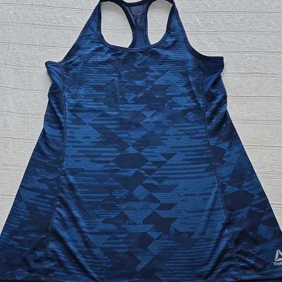 Reebok Geometric Racerback Tank Women's XS - Picture 2 of 11